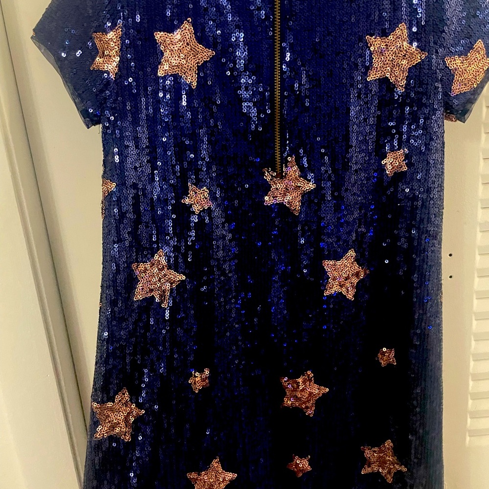 Girls sequins stars dress.